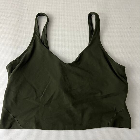 Lululemon Align Tank Crop Green Size 12 - Picture 6 of 7